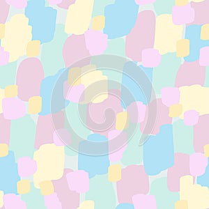 Beautiful abstract seamless pattern. Handcrafted artistic style.