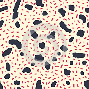 Beautiful abstract seamless repeating pattern. Hand painted artistic style.