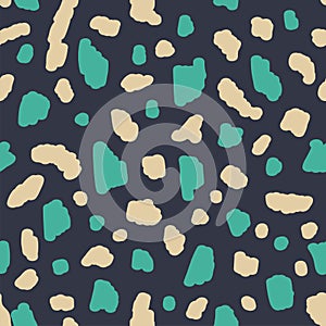 Beautiful abstract seamless repeating pattern. Hand painted artistic style.