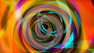 Beautiful abstract trip seamless animation. Hallucinations animation circles