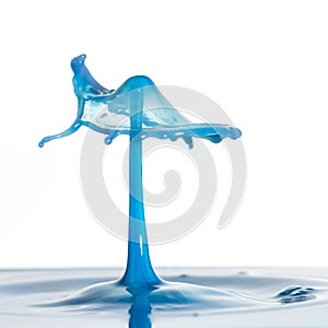 Beautiful abstract unique water drop splash photography images with vibrant colorful water collisions captured using high speed