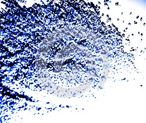 Beautiful abstract white and blue glitter texture on the white background and light glitter sparkle confetti gray purple grainy