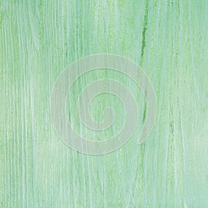 Beautiful abstract wooden background painted with green stain