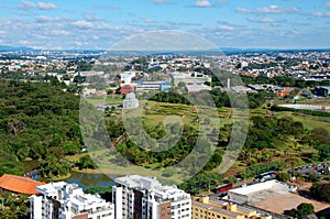 Hermoso antena de botánico jardín, 