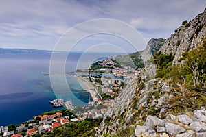 Beautiful aerial view of the coastline