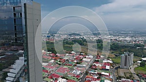 Beautiful aerial view of the Sabana, San Jose, Costa Rica.