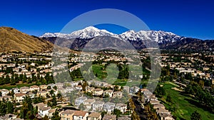 Beautiful Aerial View of San Bernardino Peak