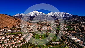 Beautiful Aerial View of San Bernardino Peak