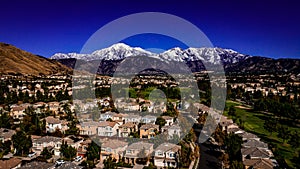 Beautiful Aerial View of San Bernardino Peak