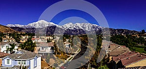 Beautiful Aerial View of San Bernardino Peak