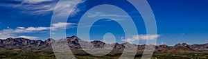 Beautiful Aerial View of The Santa Rita Mountains Near Tubac, Arizona photo