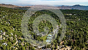 Beautiful, Aerial View of The UCLA Conference Center At Lake Arrowhead In The San Bernardino Mountains photo