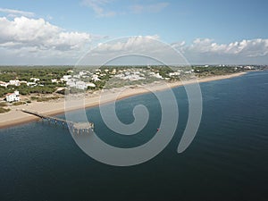 Beautiful aerial views of the Vigia de Mazagon photo