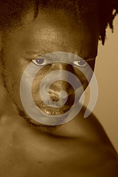 Beautiful african man