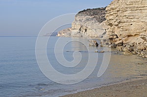 The beautiful Agios Ermogenis Beach Limassol in Cyprus