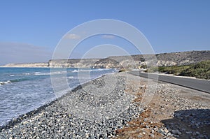 The beautiful Agios Ermogenis Beach Limassol in Cyprus