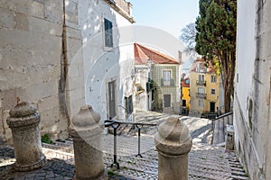 Beautiful Alfama district in Lisbon, Portugal