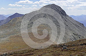 Beautiful Alpine landscape in Rocky Mountains, Colorado where many 13ers and 14ers are located