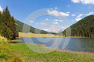 Beautiful alpine panorama