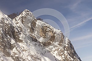 Beautiful alpine winter view at the Untersberg - Salzburg - Austria