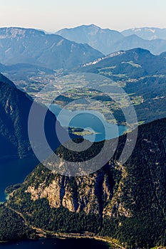 Beautiful Alps view from Dachstein Mountain, 5 Fingers viewing Platform, Austria