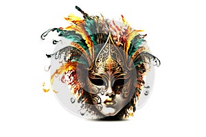 Beautiful and amazing carnival mask. Fun time. Generative AI