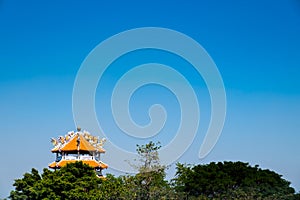 Beautiful ancient chinese temple