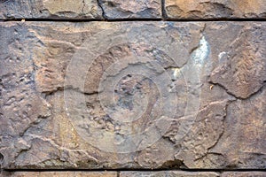 Beautiful ancient masonry wall