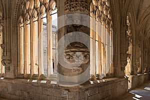 Beautiful ancient Monastery of San Salvador at OÃ±a, Burgos, Merindades, Spain,