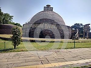 A beautiful ancient monuments of of Sanchi Stupa