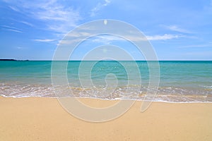Beautiful andaman sea, clear watet, white sand