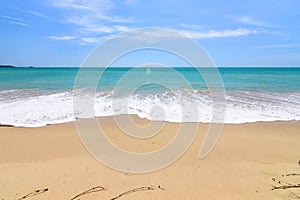 Beautiful andaman sea, clear watet, white sand