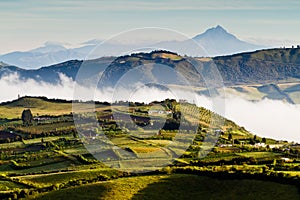 Beautiful andean landscape view from Nono, Ecuador