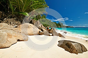 Beautiful Anse Intendance beach at Seychelles photo