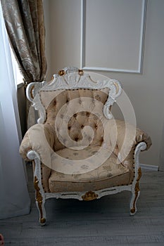 Beautiful antique old seat