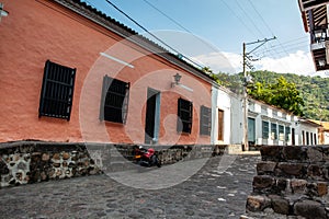 Beautiful antique streets of the Heritage Town of Honda located in the department of Tolima in Colombia