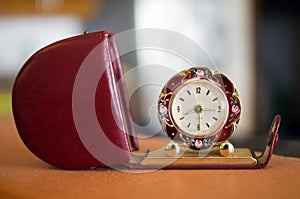 Beautiful Antique Travel Clock