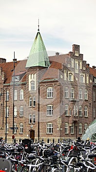 Beautiful apartment house.