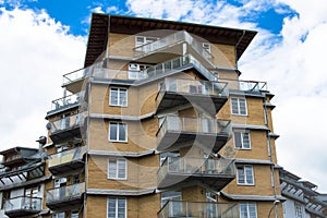 Beautiful apartment house