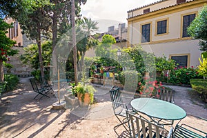 Historic bath. Banys arabs in Palma de Mallorca photo