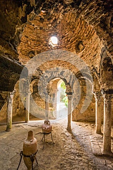 Historic bath. Banys arabs in Palma de Mallorca photo