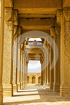 Beautiful arch in Makli necropolis in Pakistan