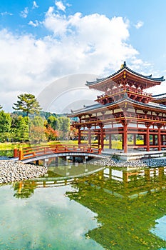 Beautiful Architecture Byodo-in Temple at Kyoto.