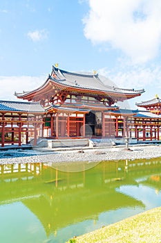 Beautiful Architecture Byodo-in Temple at Kyoto.