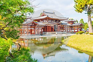 Beautiful Architecture Byodo-in Temple at Kyoto.