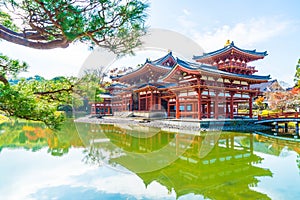 Beautiful Architecture Byodo-in Temple at Kyoto.