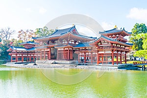 Beautiful Architecture Byodo-in Temple at Kyoto.