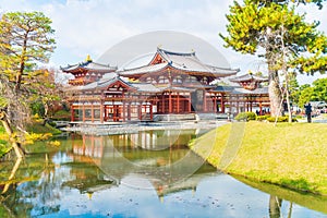 Beautiful Architecture Byodo-in Temple at Kyoto.