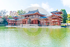 Beautiful Architecture Byodo-in Temple at Kyoto.