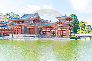 Beautiful Architecture Byodo-in Temple at Kyoto.